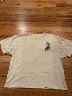 O'Neill Cream Short-Sleeve Palm Graphic Tee